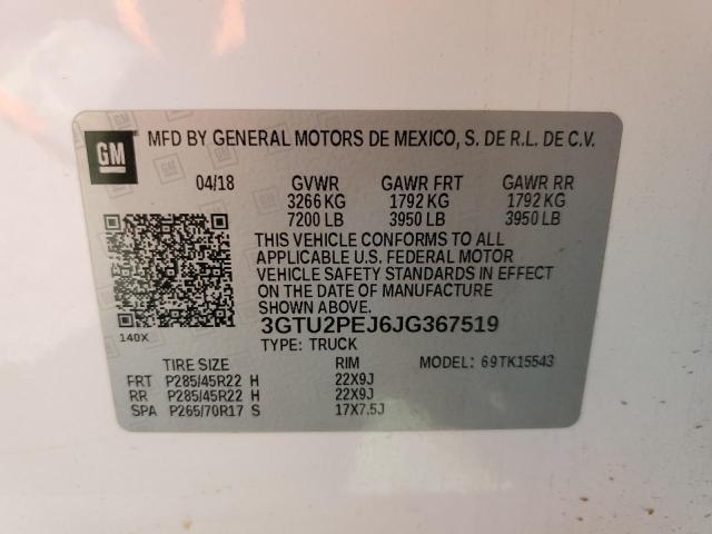 3GTU2PEJ6JG367519 GMC Sierra K1500 Denali