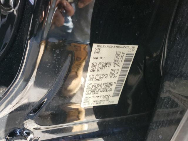 1N6AA1E57KN534921 Nissan TITAN SV