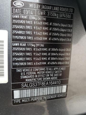 SALGS3TF8EA164410 Land Rover Range Rover Supercharged