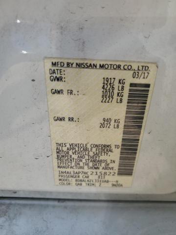 1N4AL3AP7HC215822 Nissan ALTIMA 2.5
