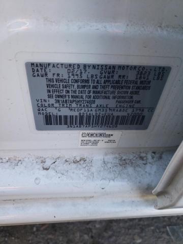 3N1AB7AP5HY274608 Nissan SENTRA S