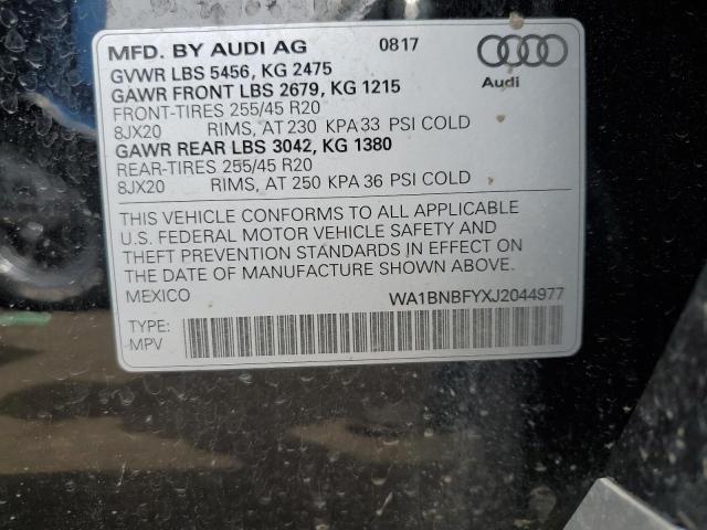 WA1BNBFYXJ2044977 Audi Q5 Premium Plus