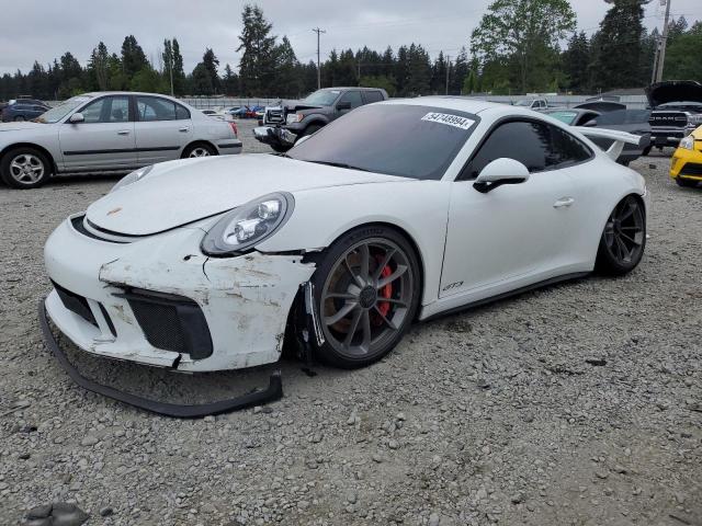 Auction sale of the 2018 Porsche 911 Gt3, vin: WP0AC2A92JS175473, lot number: 54748994