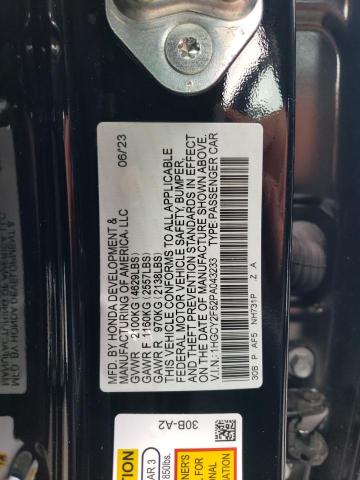 1HGCY2F52PA043233 Honda Accord Hybrid Sport