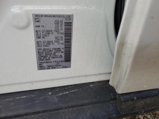 5N1AT2MTXFC793130 Nissan ROGUE S