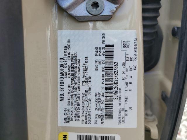 3LN6L2GK2ER827862 Lincoln MKZ