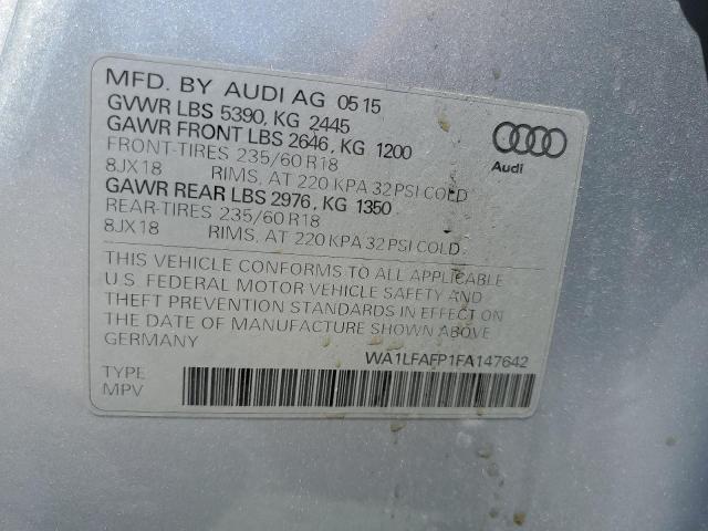 WA1LFAFP1FA147642 Audi Q5 Premium Plus