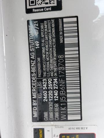 W1K1J5JB6NF173708 Mercedes-Benz E 450