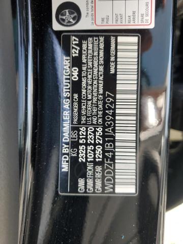 WDDZF4JB1JA394297 Mercedes-Benz E 300