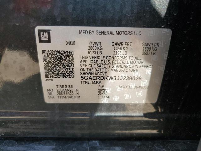 5GAERDKW3JJ239026 Buick Enclave Avenir