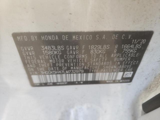 3HGGK5H47LM732979 Honda FIT LX