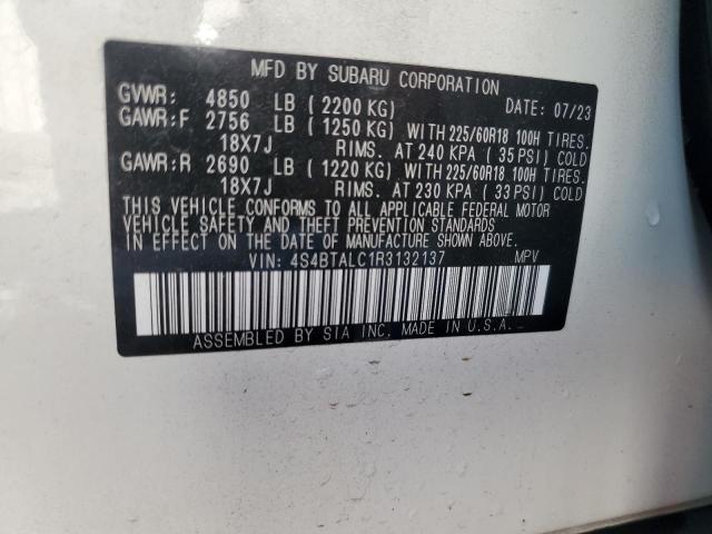 4S4BTALC1R3132137 Subaru Outback Onyx Edition