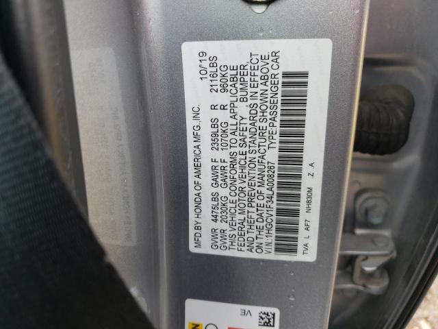 1HGCV1F34LA008267 Honda Accord Sport
