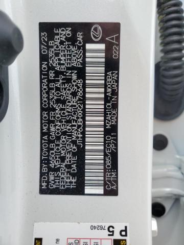 JTHP6JBHXR2178648 Lexus Ux 250h Premium