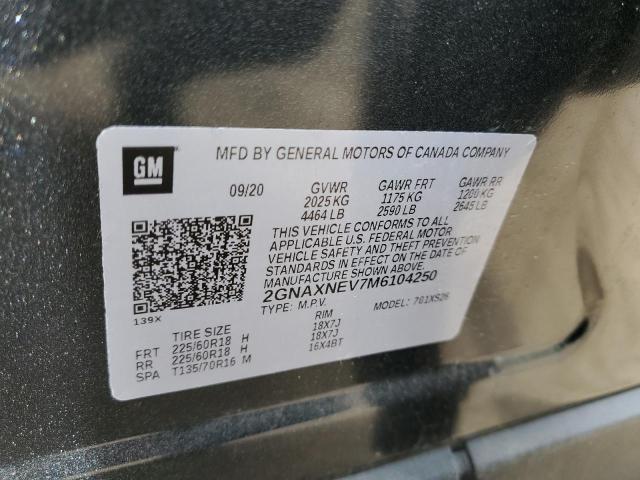 2GNAXNEV7M6104250 Chevrolet Equinox Premier