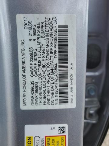 1HGCV1F62JA003544 Honda ACCORD EXL
