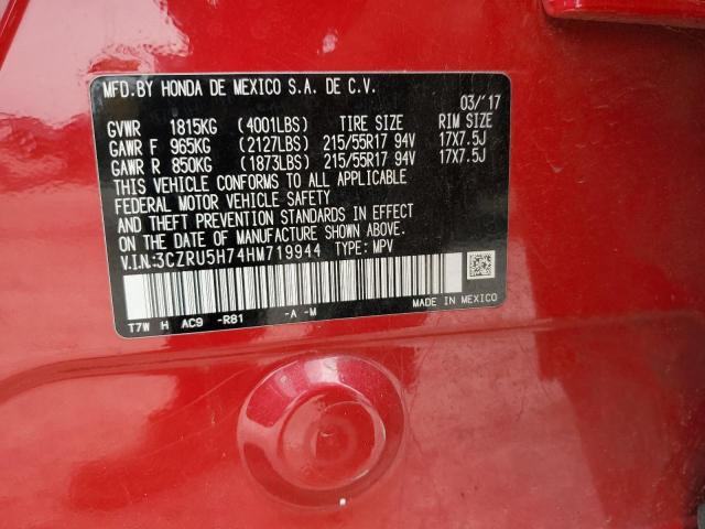 3CZRU5H74HM719944 Honda Hr-v Exl