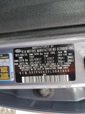 5XYPGDA3XLG641469 KIA SORENTO L