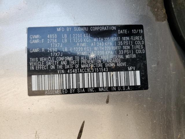 4S4BTACC9L3151543 Subaru Outback Premium