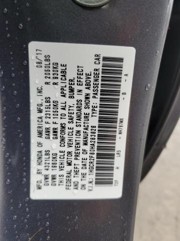1HGCR2F80HA283826 Honda ACCORD EXL