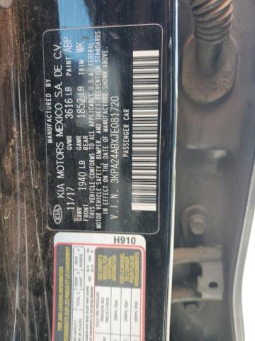 3KPA24ABXJE081720 KIA RIO LX