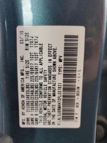 5J6RM4H72FL057631 Honda CR-V EXL