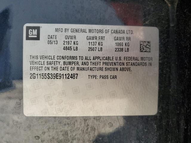 2G1155S39E9112487 Chevrolet IMPALA LTZ