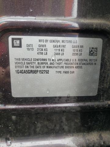 1G4GA5GR9EF152792 Buick Lacrosse