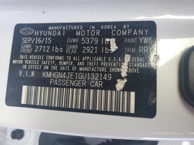 KMHGN4JE1GU132149 Hyundai Genesis 3.8l