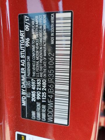 WDDWF4JB6JR351062 Mercedes-Benz C 300