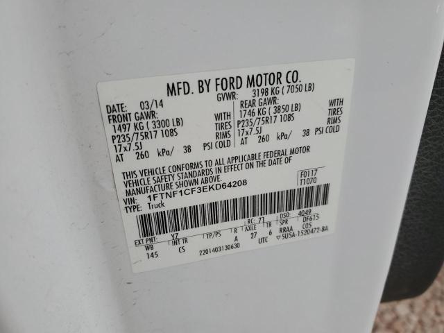 1FTNF1CF3EKD64208 Ford F150