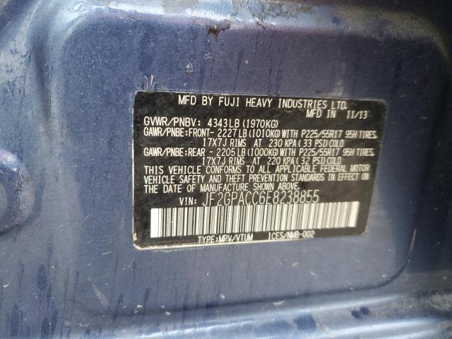 JF2GPACC6E8238855 Subaru Xv Crosstrek 2.0 Premium