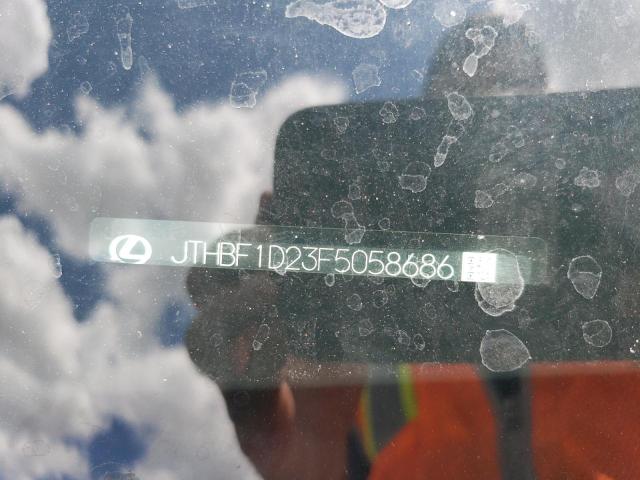 JTHBF1D23F5058686 Lexus IS 250