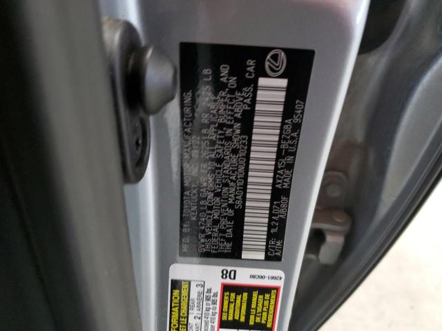 58AD11D10NU010233 Lexus Es 250 Base