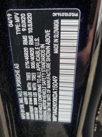 WP1AA2AYXKDA15049 Porsche Cayenne