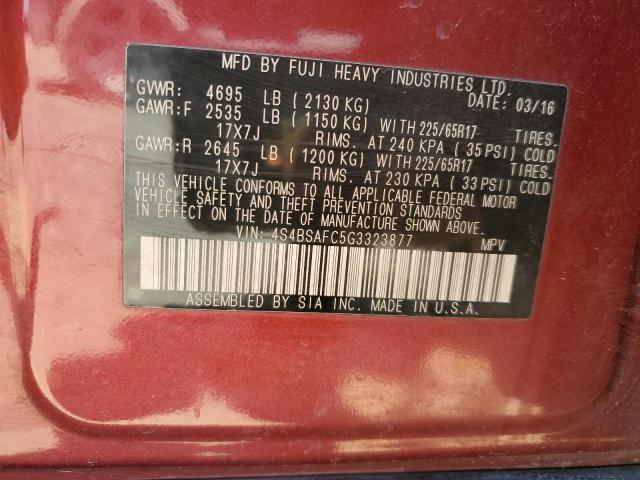 4S4BSAFC5G3323877 Subaru Outback 2.5i Premium