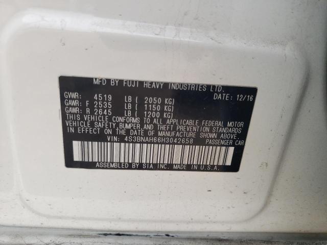 4S3BNAH66H3042658 Subaru Legacy 2.5i Premium