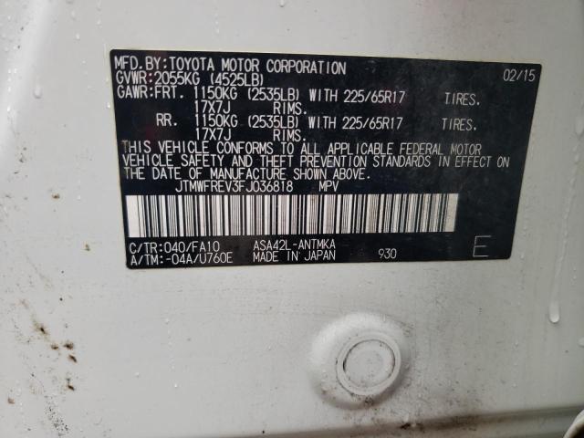 JTMWFREV3FJ036818 Toyota Rav4 Xle