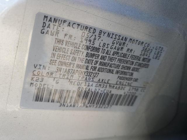 3N1AB7AP6HY332127 Nissan SENTRA S