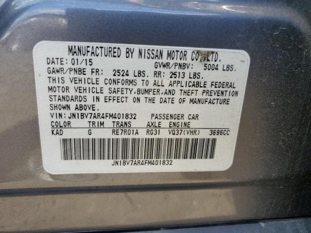 JN1BV7AR4FM401832 Infiniti Q50 BASE