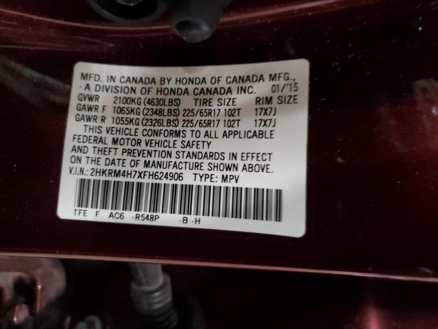 2HKRM4H7XFH624906 Honda CR-V EXL