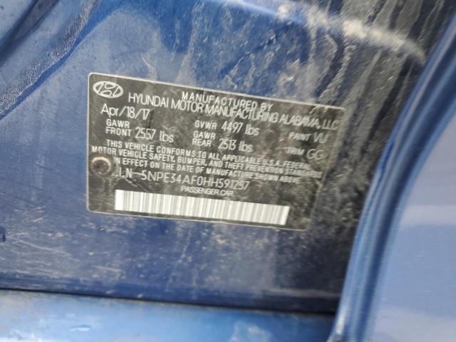 5NPE34AF0HH591257 Hyundai Sonata Sport