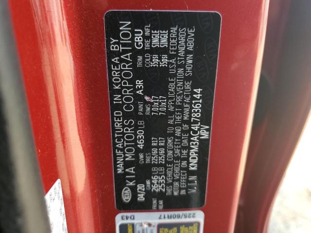 KNDPM3AC4L7836144 KIA Sportage Lx