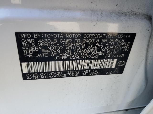 JTHBF1D29E5039462 Lexus IS 250