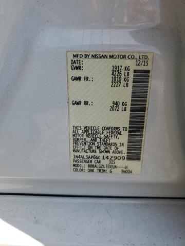 1N4AL3AP6GC142909 Nissan ALTIMA 2.5