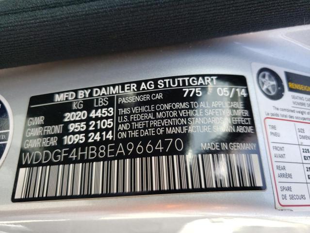 WDDGF4HB8EA966470 Mercedes-Benz C 250