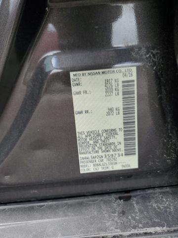 1N4AL3AP2GN359734 Nissan ALTIMA 2.5