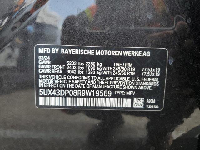 5UX43DP08R9W19569 BMW X3 Sdrive30i