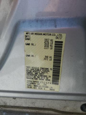 1N4AL3AP1HC252574 Nissan ALTIMA 2.5