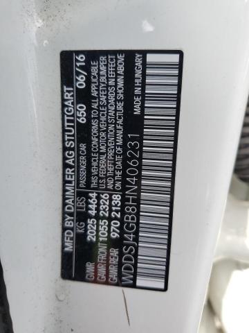 WDDSJ4GB8HN406231 Mercedes-Benz CLA 250 4MATIC